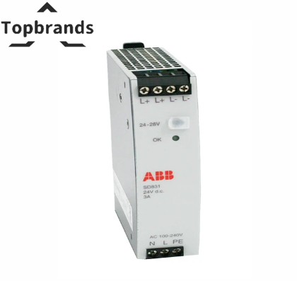ABB S800 I/O Series SD831 3BSC610064R1 Power Supply Unit