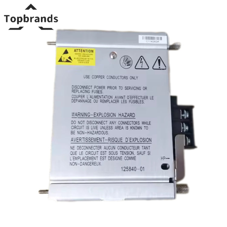 Bently Nevada 3500/15 129478-01 High Voltage dc Power Input  Module (PIM) view 3