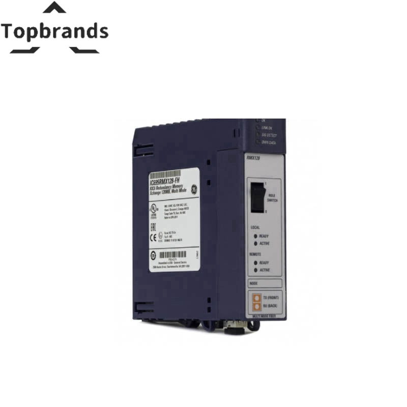 GE Fanuc | IC695RMX128 | PACSystems RX3i | Redundancy Memory Xchange (RMX) Module view 3